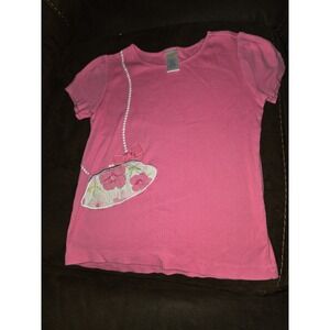 Gymboree outlet fairy garden punk floral purse top size 8